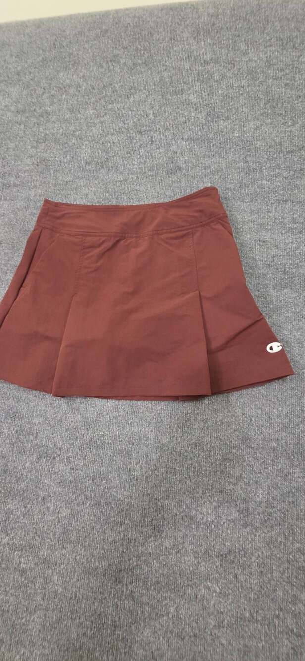Champion Women's Athletic Pleated Skort with Built-in Shorts Brown Size 8